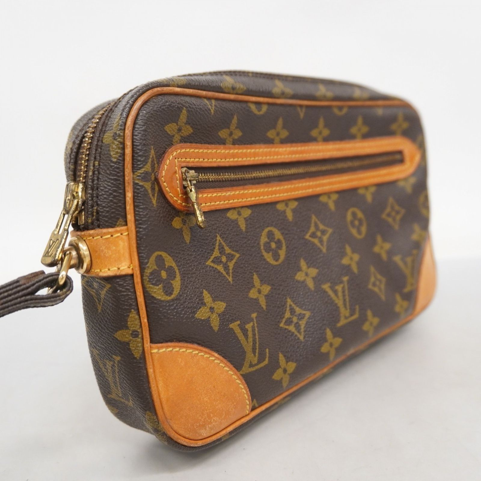 ルイ ヴィトン Louis Vuitton ルイ ヴィトン クラッチバッグ モノグラム マルリードラゴンヌGM M51825 ブラウンメンズ