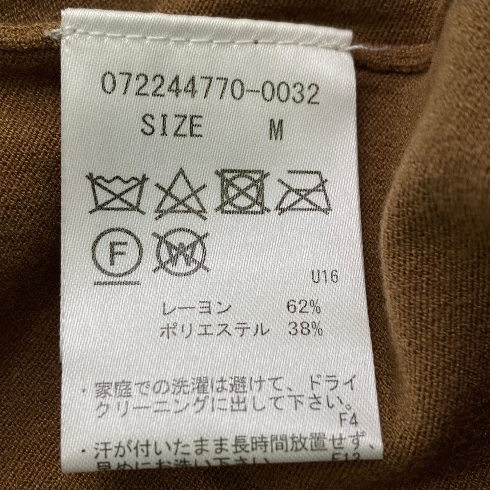 サイズ：M WAAC ワック 2024年モデル ニット セーター ブラウン