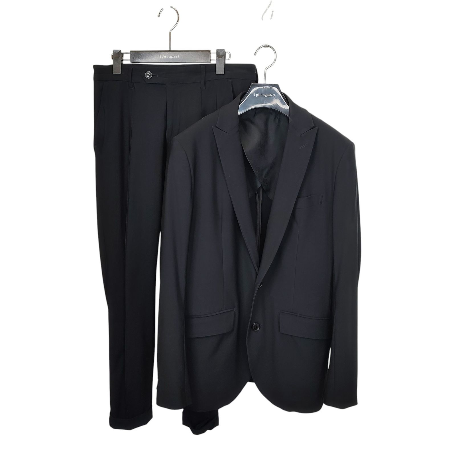 1PIU1UGUALE3 ウノピュウノ セットアップ スーツ JKT MRB468-NYU021 PANTS MRP451-NYU021 6 ブラック