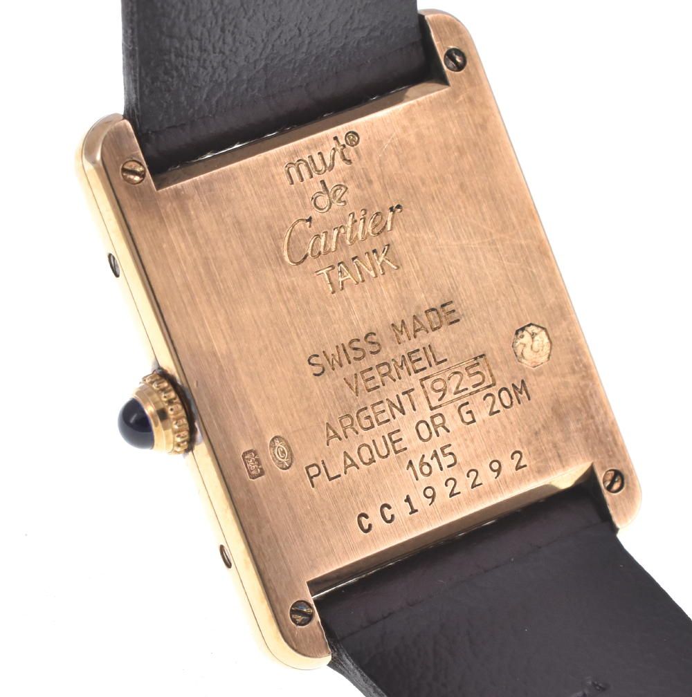 must de Cartier カルティエヴェルメイユ SV925 Cartier 値下 カルティエ CARTIER 2415 マストタンク