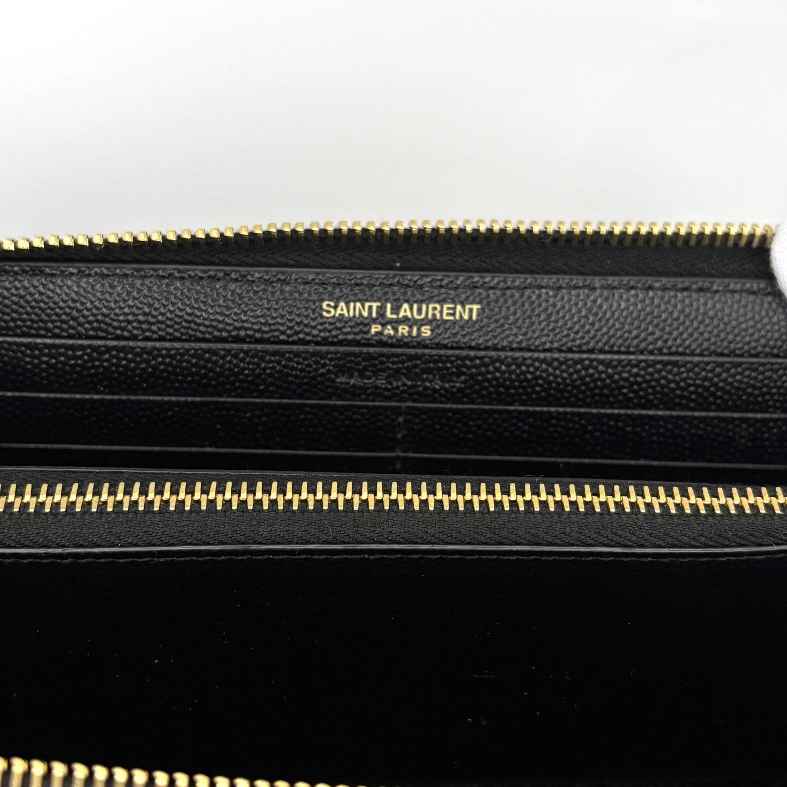 新品未使用訳アリ】SAINT LAURENT 長財布 カサンドラ ブラック 黒