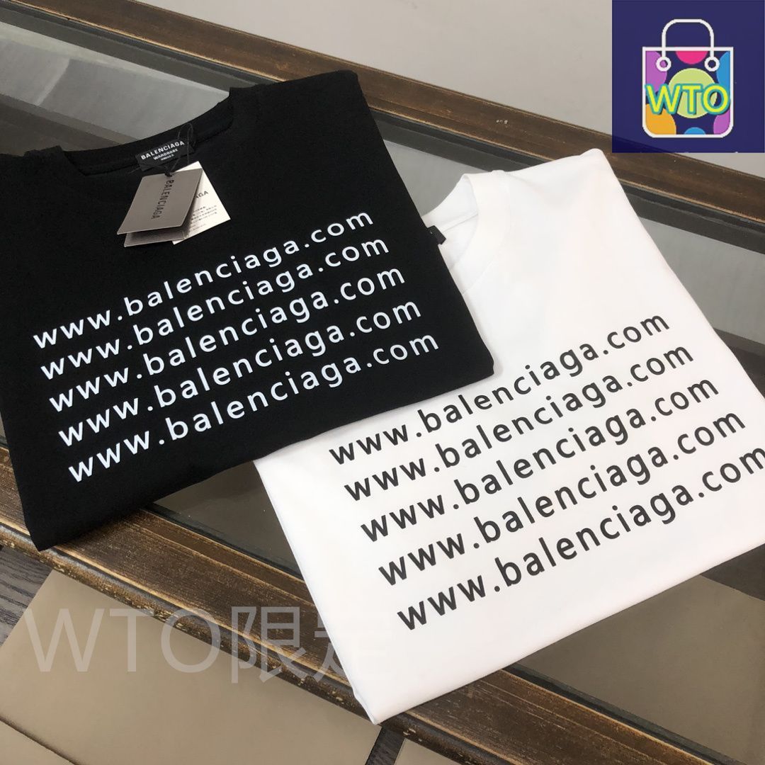 BALENCIAGA クルーネックTシャツ - 高品質コットンで快適な着心地 | ♥品 -WTO輸入1