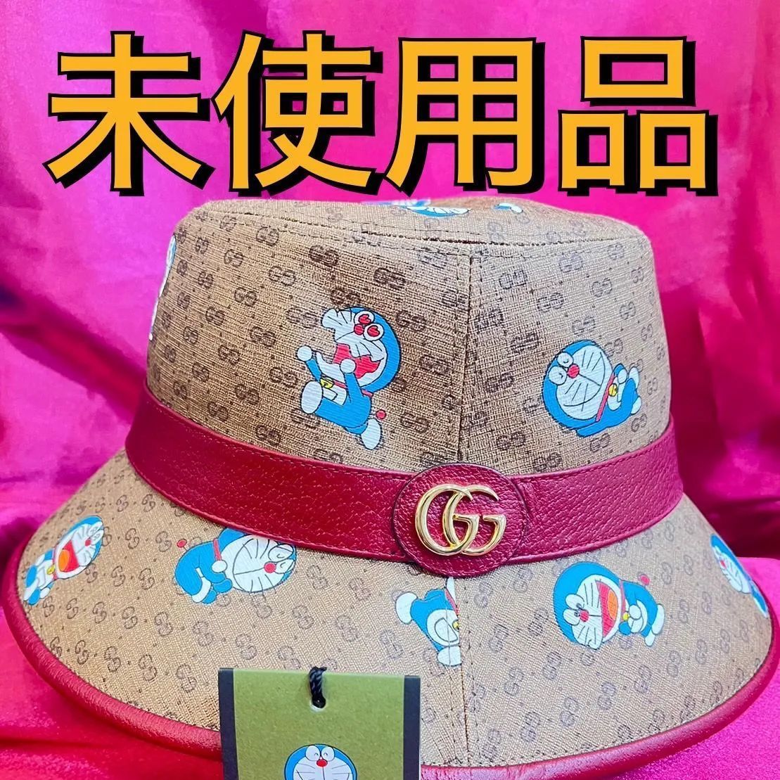 還元祭 GUCCI×ドラえもん サイズL バケットハット ドラえもん 未使用 