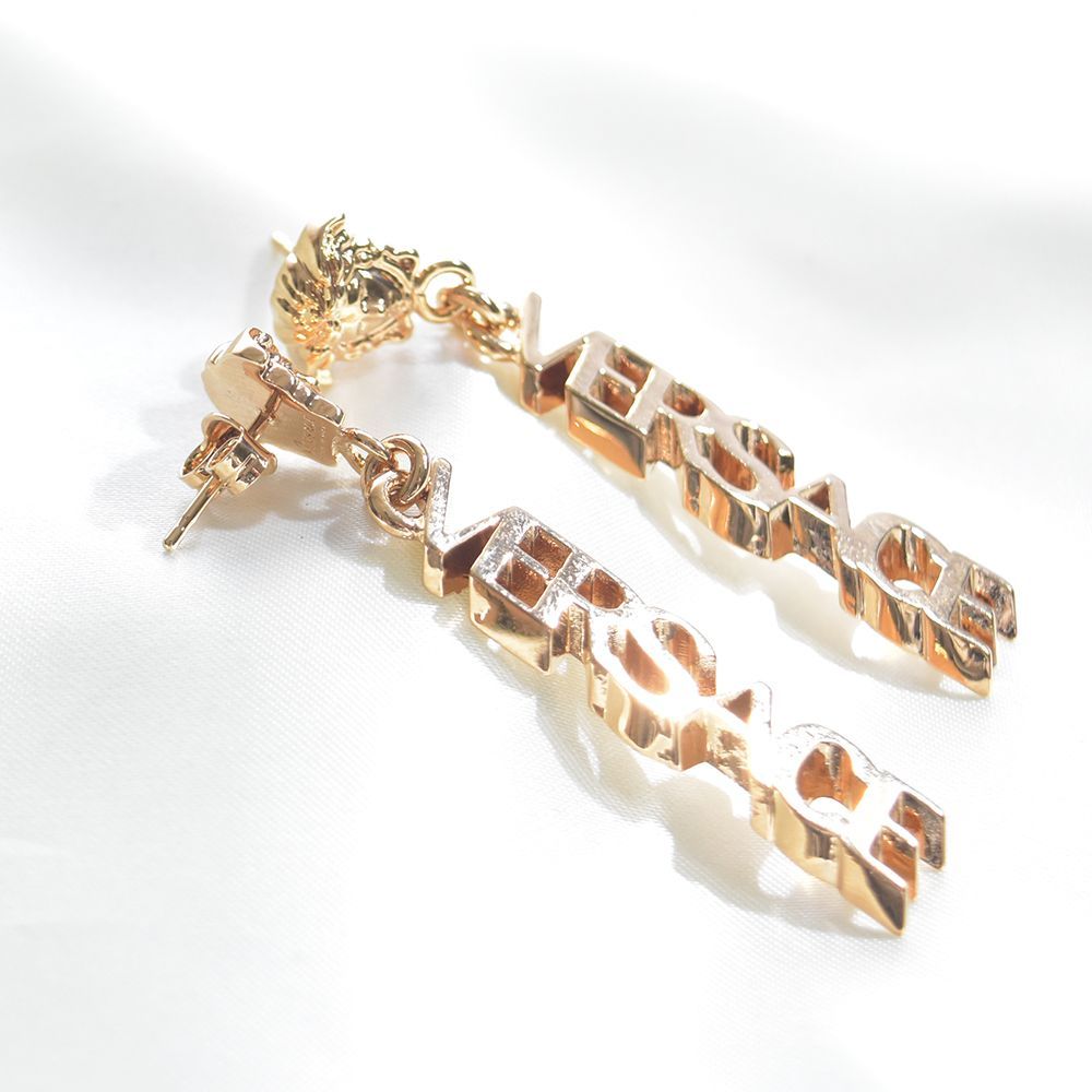 【milk】正規品versace ヴェルサーチ フープイヤリング ピアス milk】正規品versace ヴェルサーチ フープイヤリング ピアス グレカ