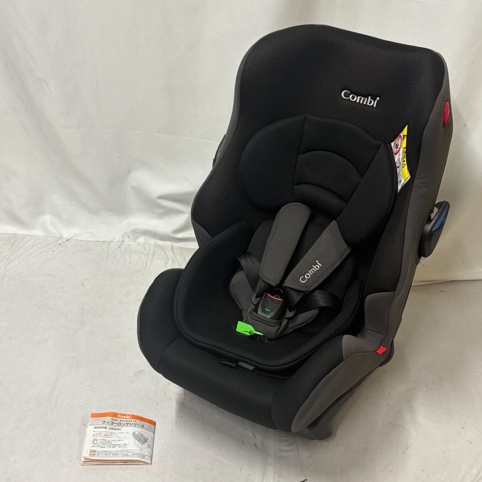 Combi コンビ チャイルドシート ウィーゴーロングHI ブラック 黒 説明書付き
