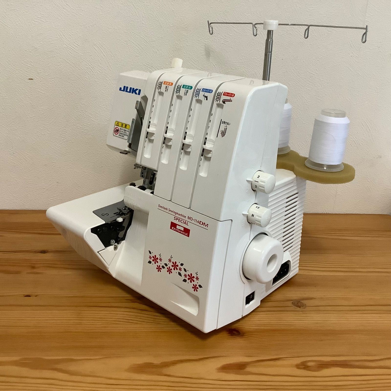 JUKI 2本針4本糸ロックミシン MO-114DM 整備品 JUKI MO-114DM
