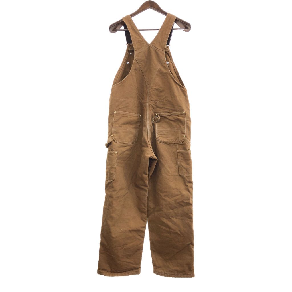 carhartt　オーバーオール　ダック地　ダブルニー　キルティング Carhartt USA製 カーハート キルティングライナー ダブルニー