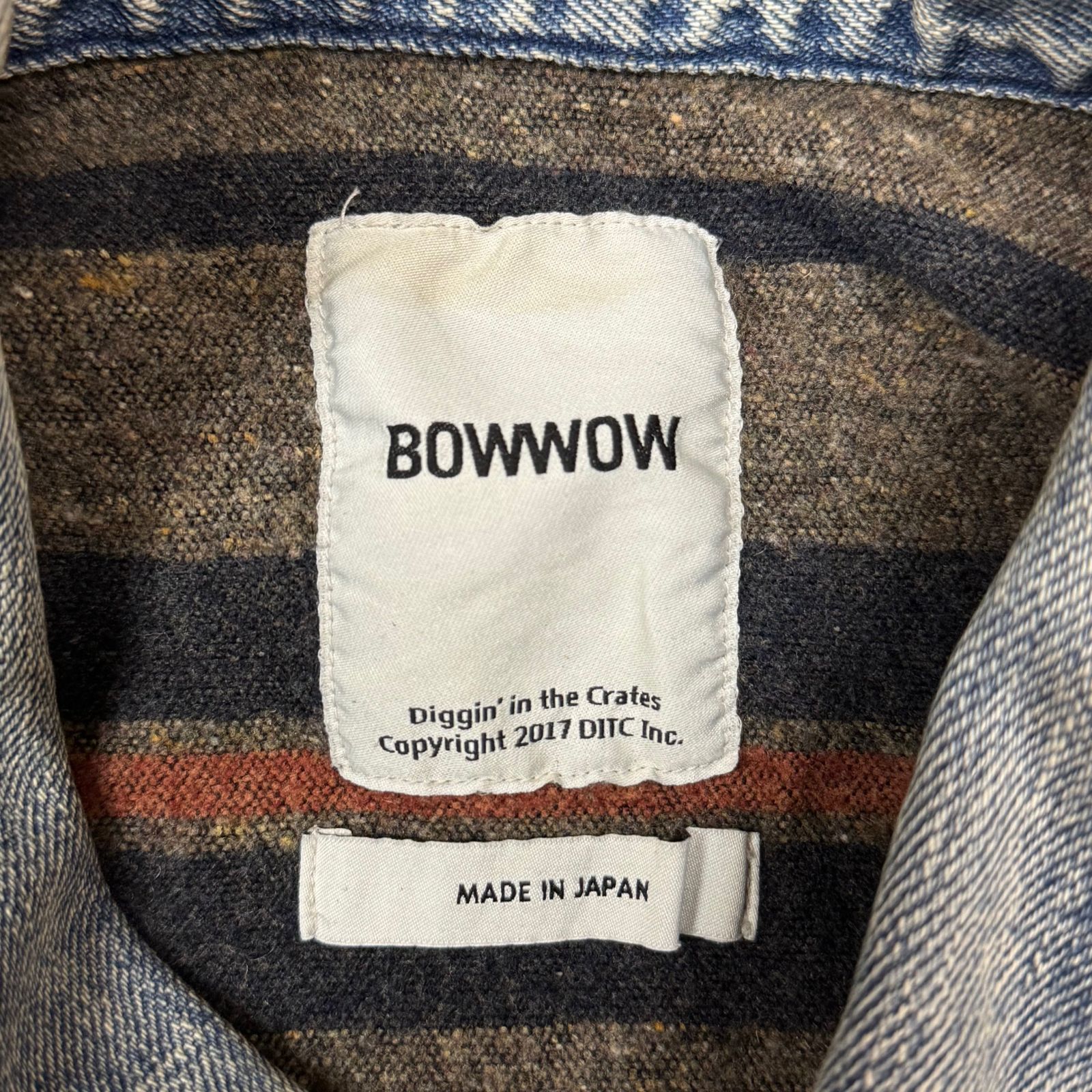 参考上代63800円 未使用品 BOWWOW 24AW BLANKET LINED DENIM JK 参考上代63800円 未使用品 BOWWOW 24AW BLANKET LINED DENIM JK