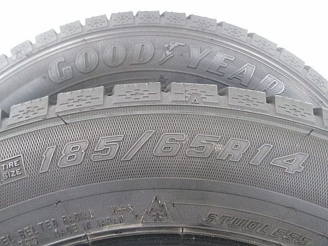 中古スタッドレス□185/65R14 2本□GOODYEAR - メルカリ