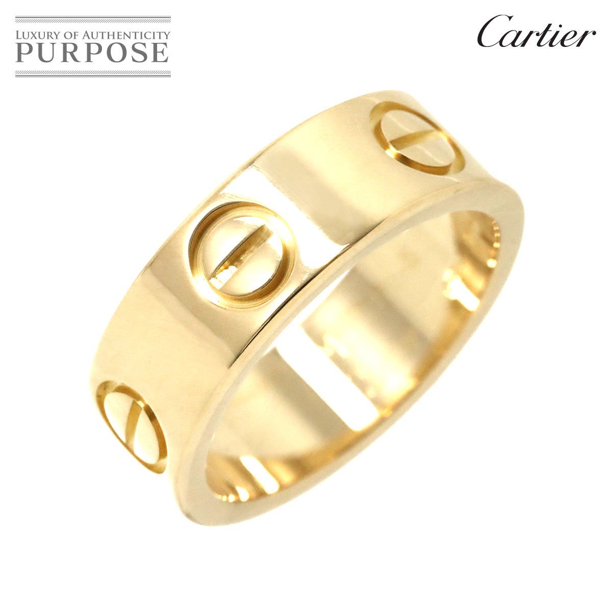 カルティエ Cartier ラブ #46 リング K18 YG イエローゴールド