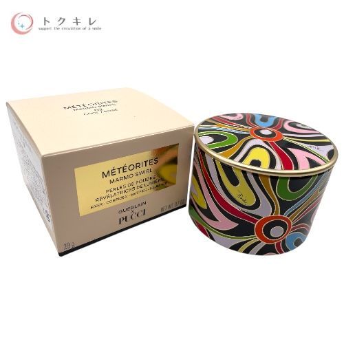 【トクキレ】GUERLAIN ゲラン メテオリット ビーユ 02 ローズ (フェイスパウダー) マルモ スワール エディション 未使用 数量限定 GUERLAIN×PUCCI(プッチ)