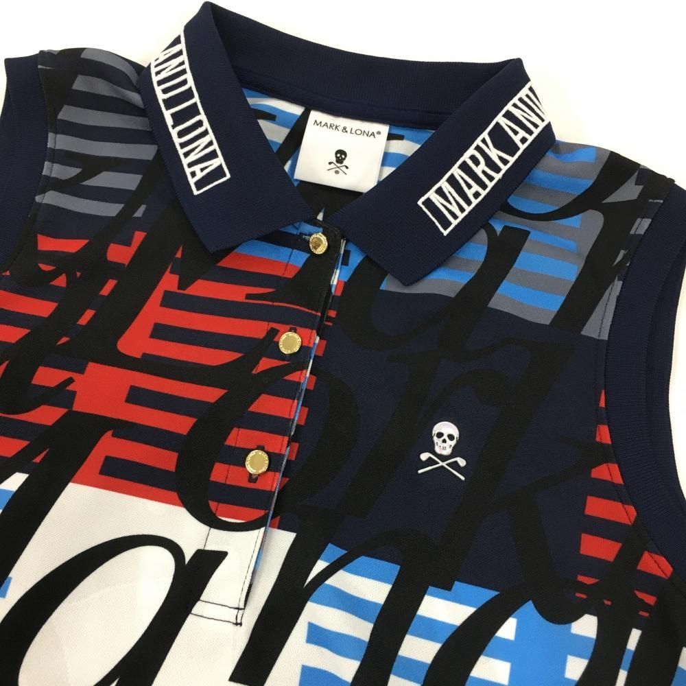 マークアンドロナ レディースノースリーブポロシャツタグ付き新品未使用M 3033003677730787_01_2344.jpeg