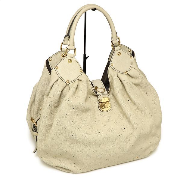 美品 ルイヴィトン マヒナ XL M93059 ラン ハンドバッグ 直営店購入品 