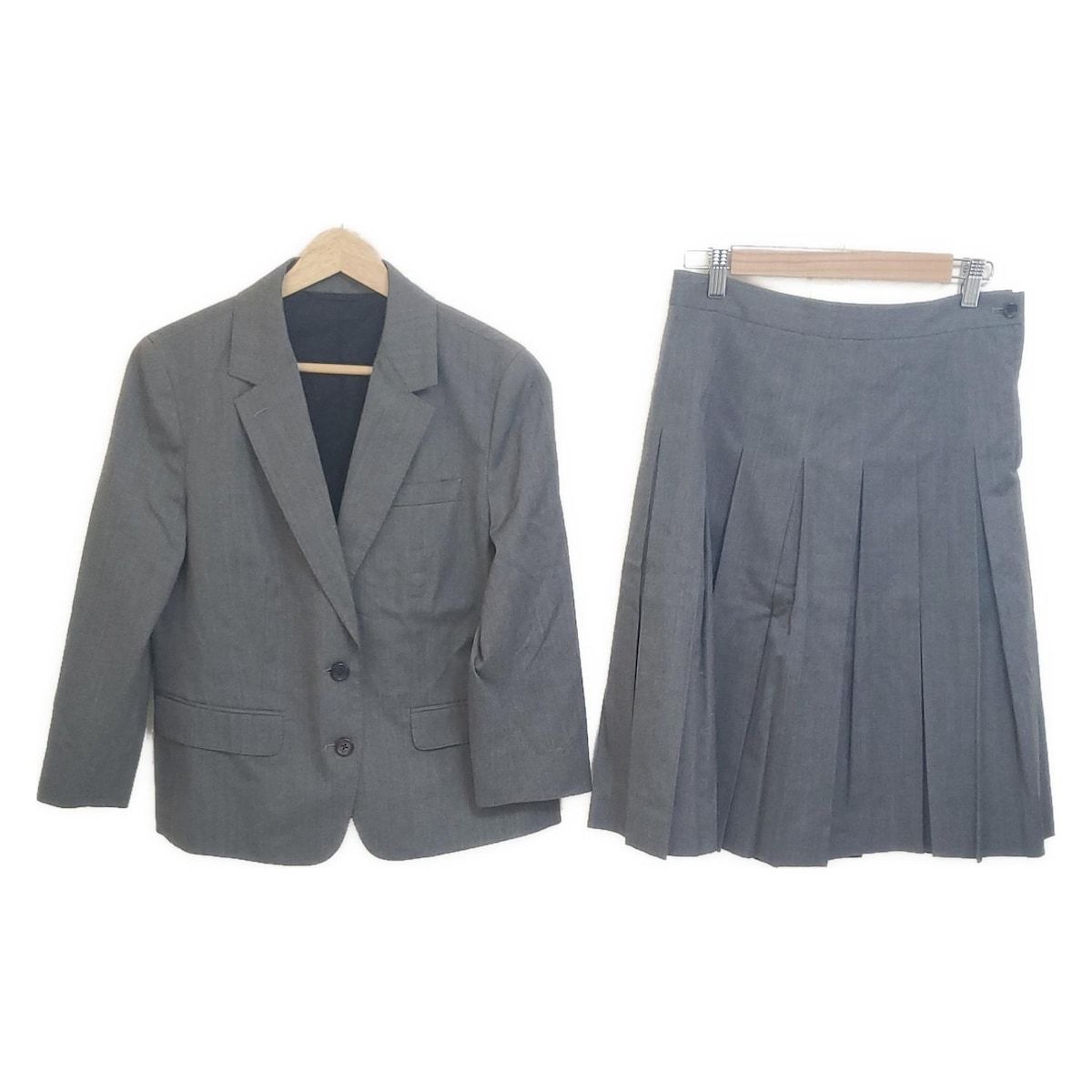 MargaretHowell マーガレットハウエル スカートスーツ レディース - グレー プリーツ