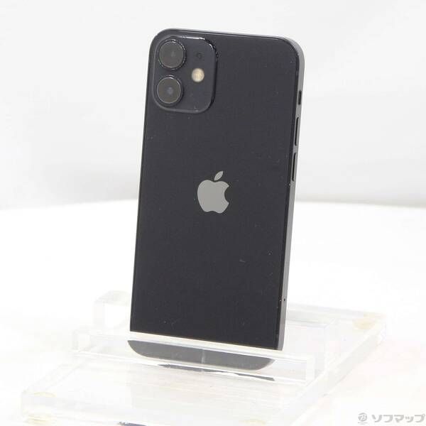 中古品〕 iPhone12 mini 64GB ブラック MGA03J／A SIMフリー【269
