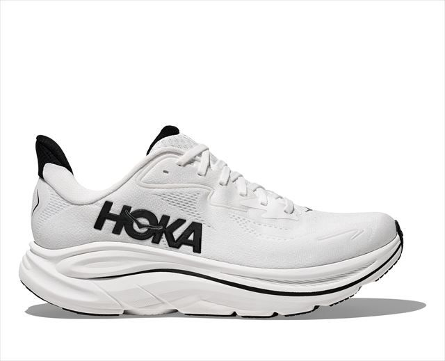 HOKA ONE ONE ホカ オネオネ M CLIFTON 10 1162030 WHITE|BLACK メンズ クリフトン10 幅D 厚底 ランニングシューズ マラソン ジョギング ロード ランシュー スニーカー 靴 クッション ウォーキング 軽量