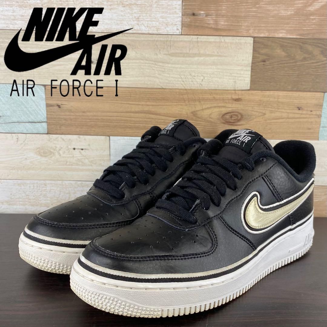 レア 希少 NIKE AIR FORCE 1 07 LV8 SPORT NBA BLACK WIHTE エア 