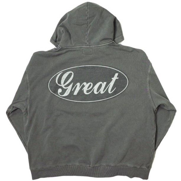 greatLAnd x ROYAL FLASH グレートランド ロイヤルフラッシュ 22AW 別注 ZACK HOODIE  スウェットプルオーバーパーカー 2223-423AV XL ブラック トレーナー トップス g11436