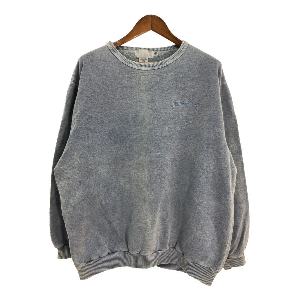 カナダ製 CAMPUS CREW BY NON FICTION スウェット ライトブルー (メンズ XL) 中古 古着 R3797