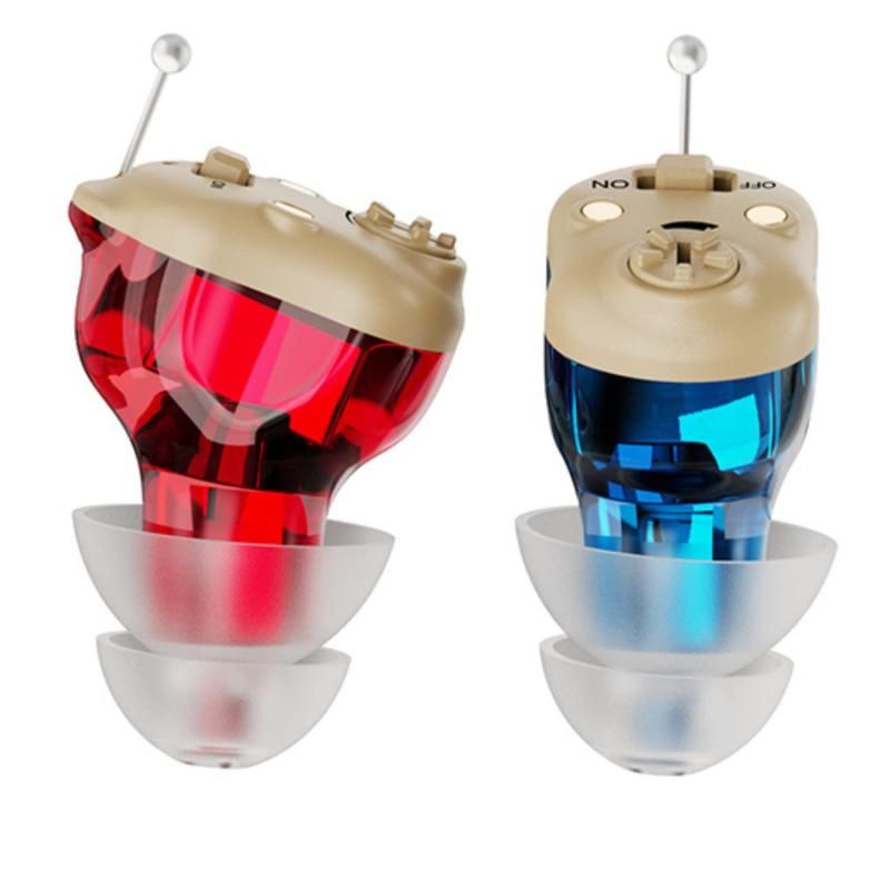SUPLI 会話のしやすさ 両耳装用 集音器 音声拡張器 耳穴式 左右両用 充電式 音量調整 イヤーピース4個付き ノイズ抑え 軽量 小型 痛 くない 操作簡単 高齢者 敬老の日 父の日 母の