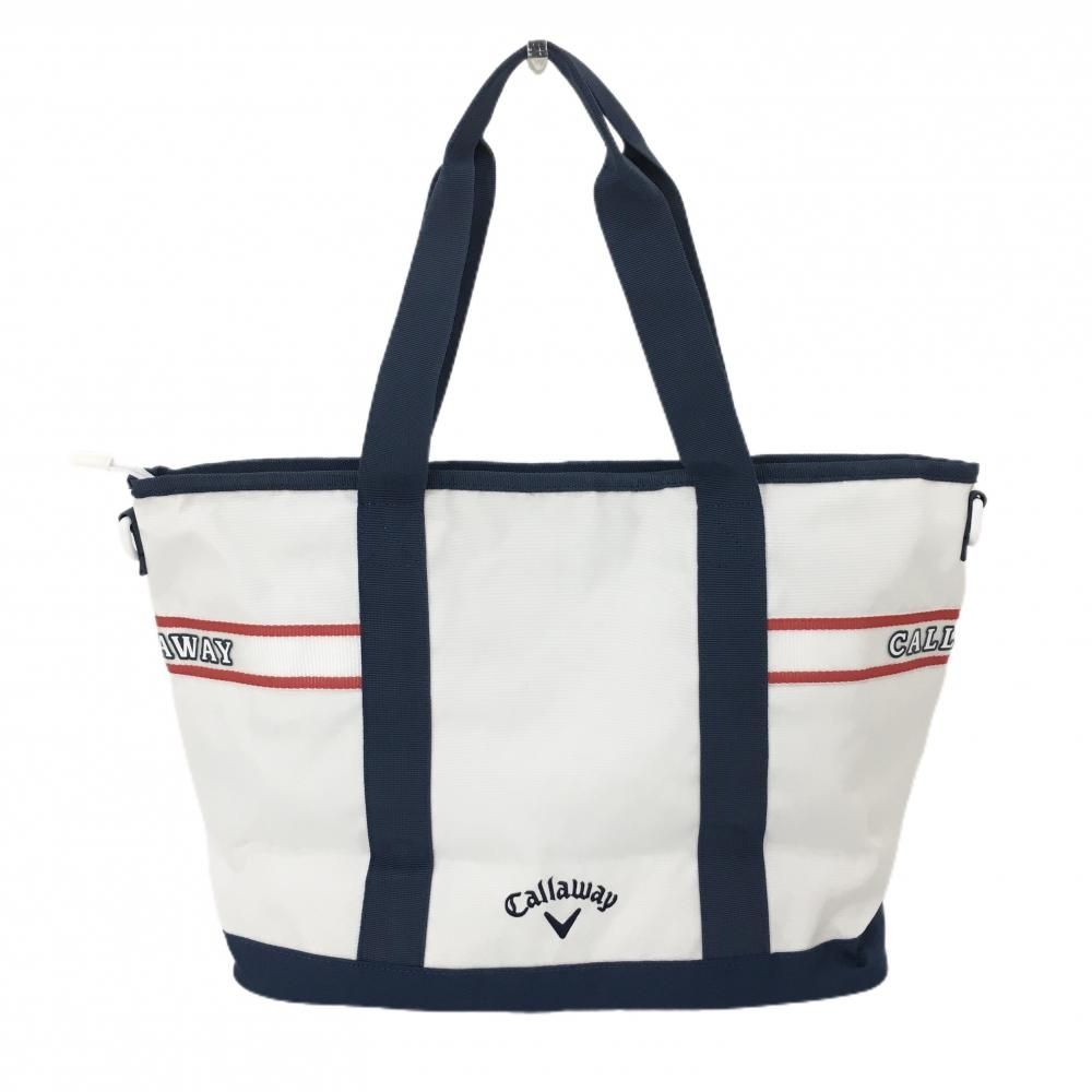 Callaway ホワイトトートバッグ Callaway トートバッグ ホワイト ブラック