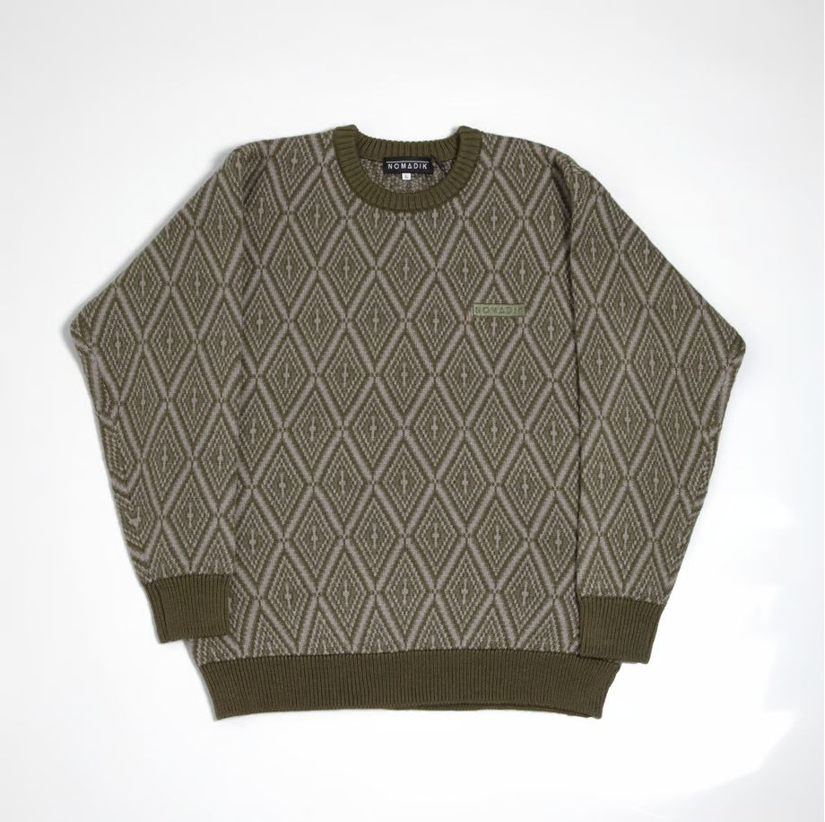 SALE20%OFF】NOMADIK RHOMBUS JACQUARD SWEATER - メルカリ