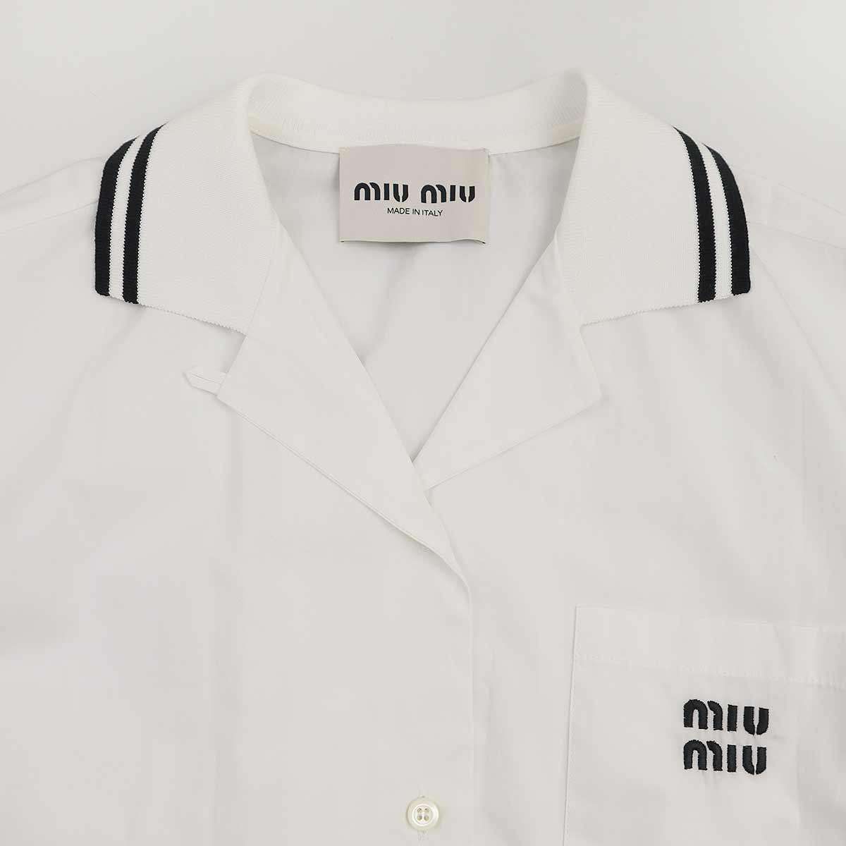 韓国輸入品 ミュウミュウポロワンピース 白黒ストライプ MIU MIU - ミュウミュウ MIU MIU ワンピースの通販 by KOMEHYO