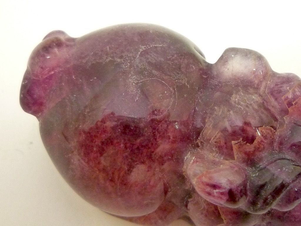 人気ブランド見つかる! アメジスト ひきゅう 貔貅 ヒキュウ 彫刻 獅子 翼獣 紫水晶 魔除け 財宝 金運 水晶 透明結晶 願望実現 子宝 平和 浄化 神秘 霊性 信頼_U14