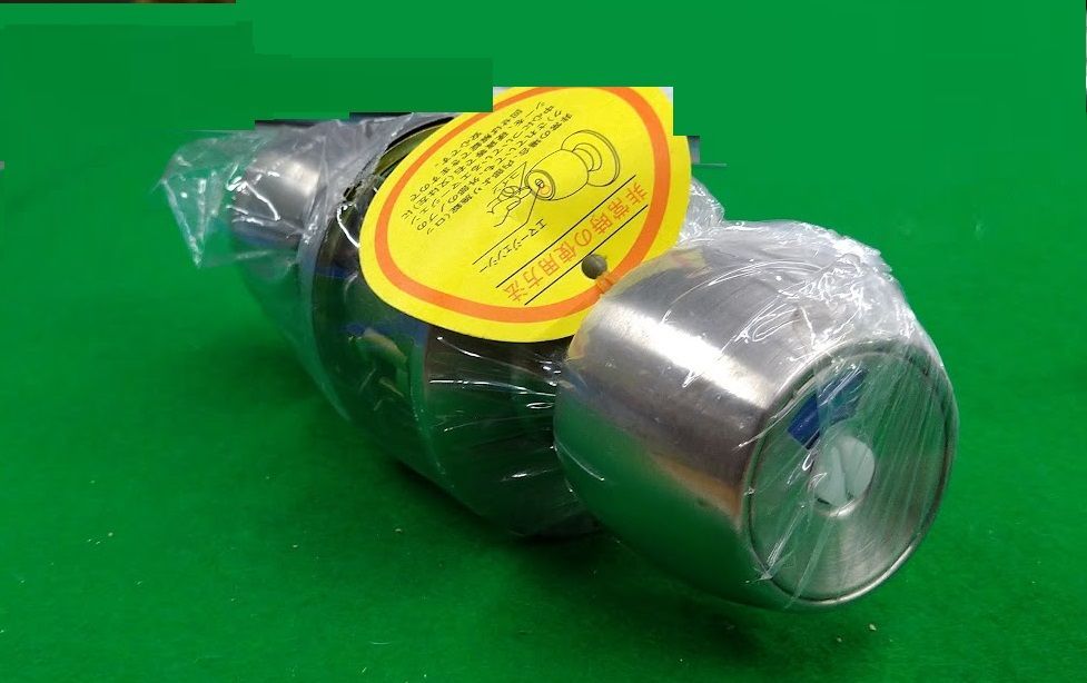 ラスト一点！EMTEK社ドアノブ 握り玉バイオレット☆台座フレンチ