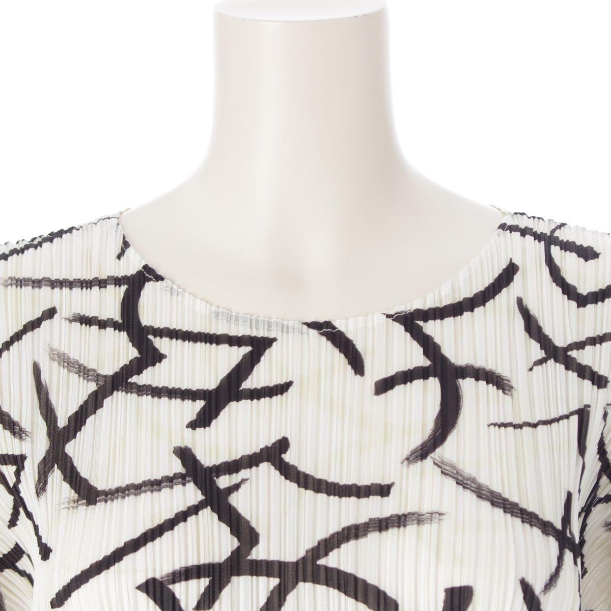 プリーツプリーズ イッセイミヤケ 2019 総柄 サイドスリット  