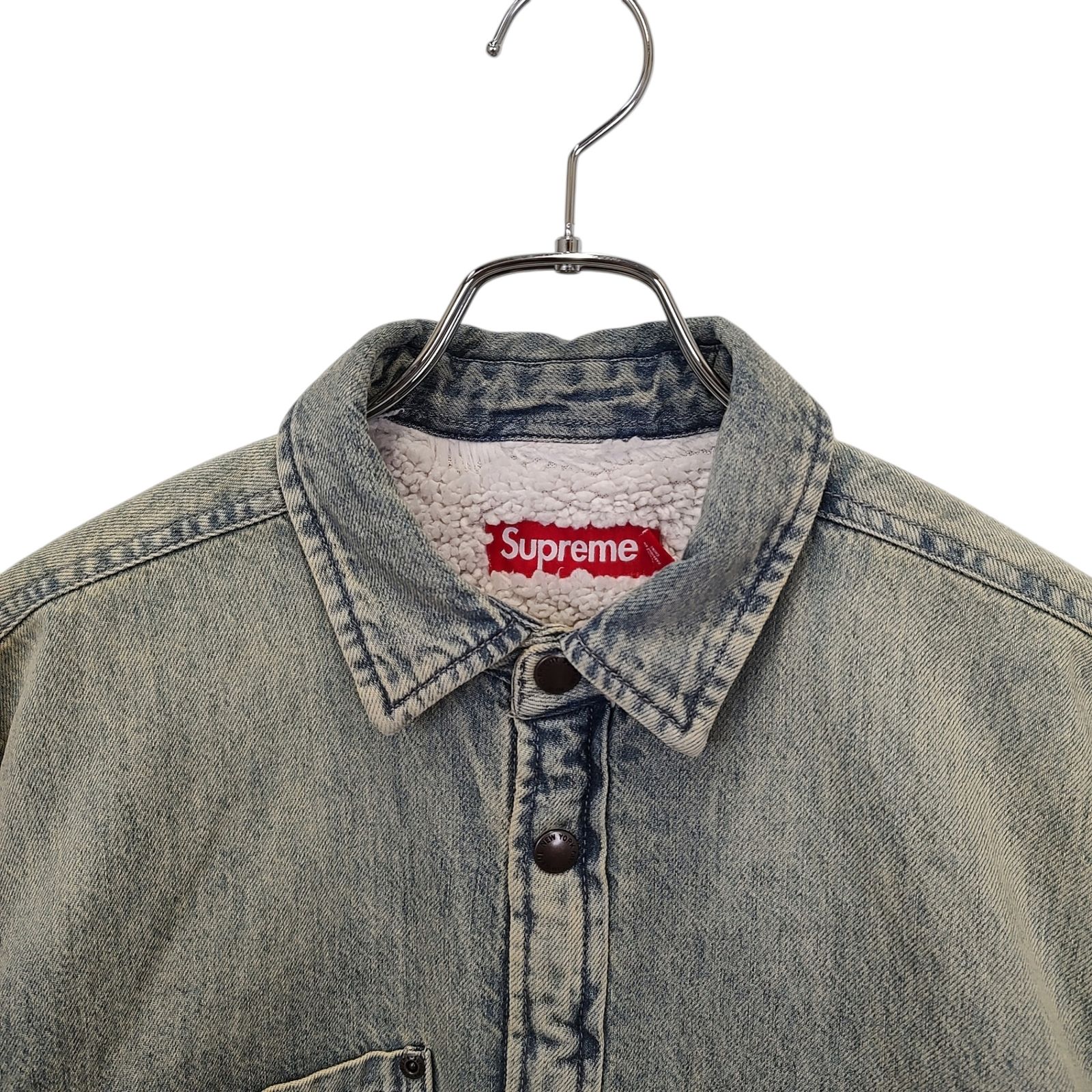 Supreme シュプリーム 24AW FAUX Shearling Lined Work Shirt デニム