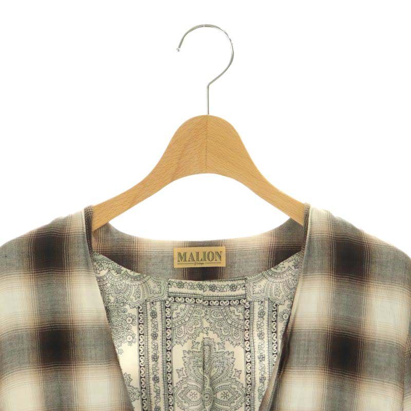 マリオンヴィンテージ MALION vintage オンブレチェック