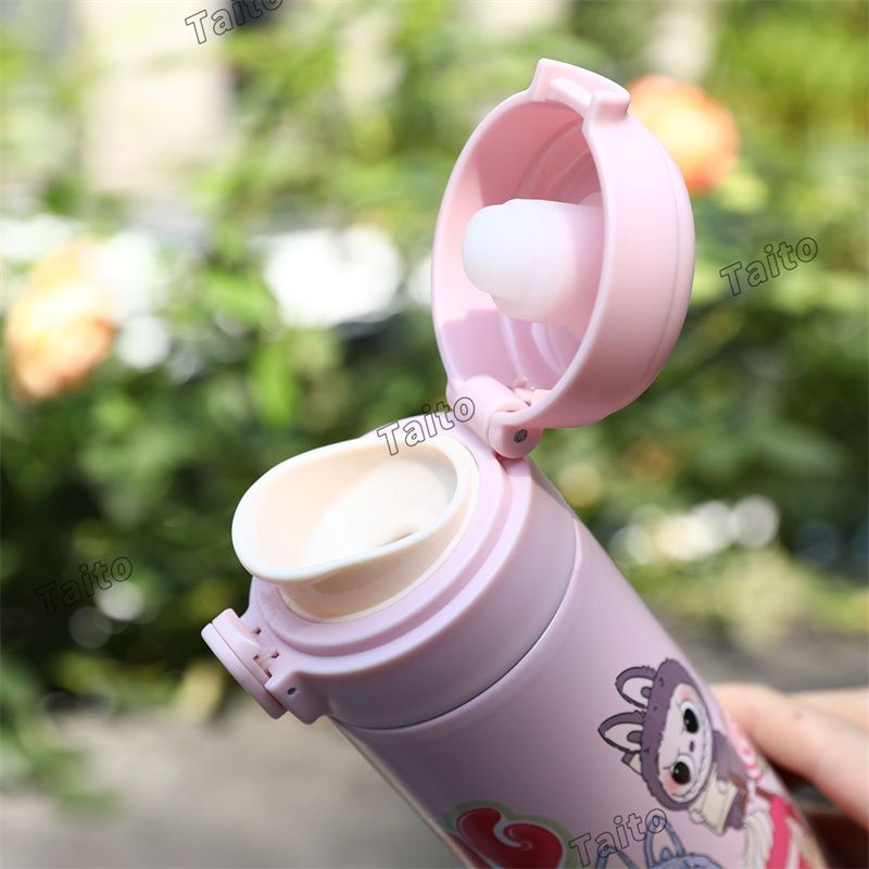 中国限定popland mokoko labubu保温ボトル　ピンク 中国限定popland mokoko labubu保温ボトル ピンク Popmart