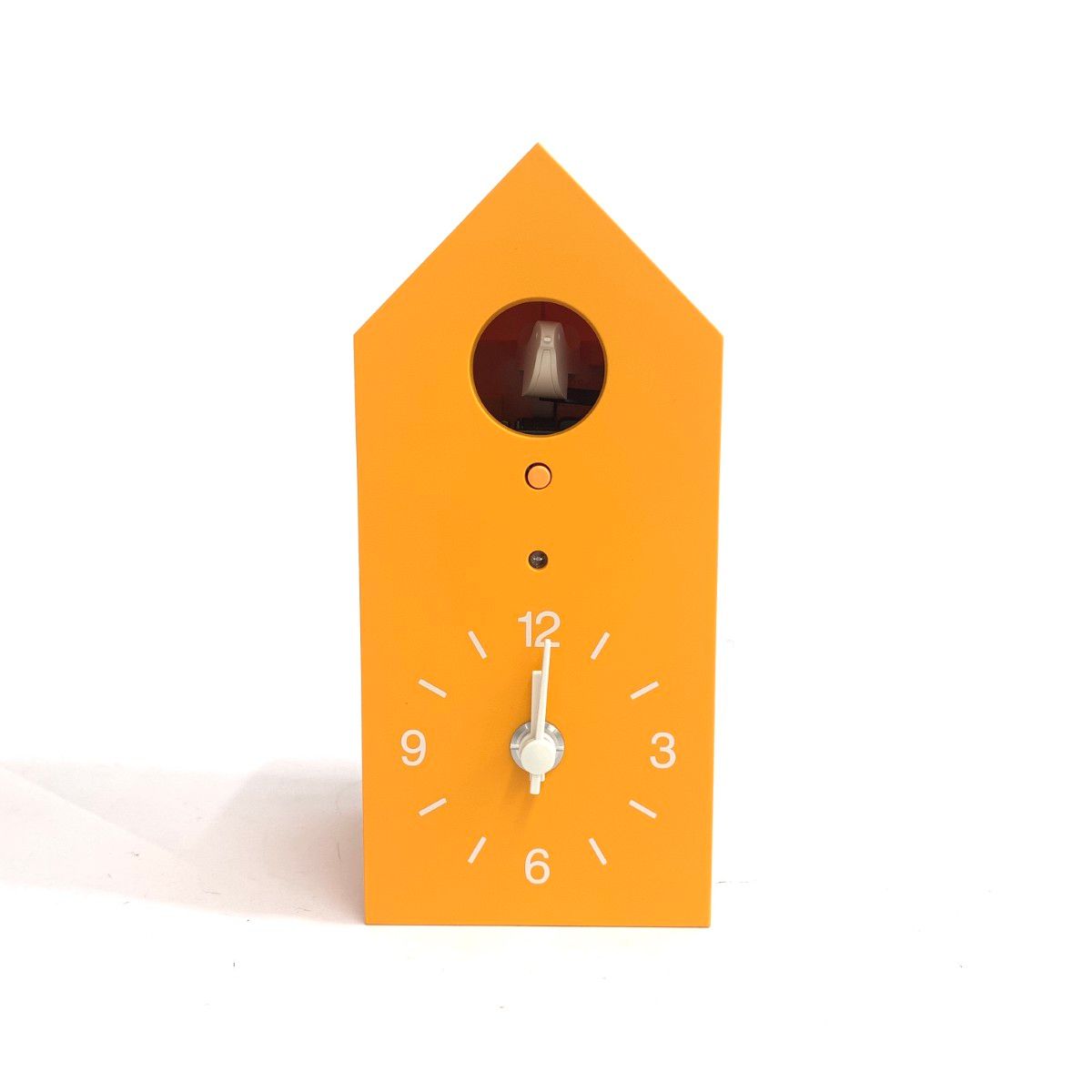 美品 MUJI 無印良品 鳩時計 置・掛け時計 イエロー インテリア