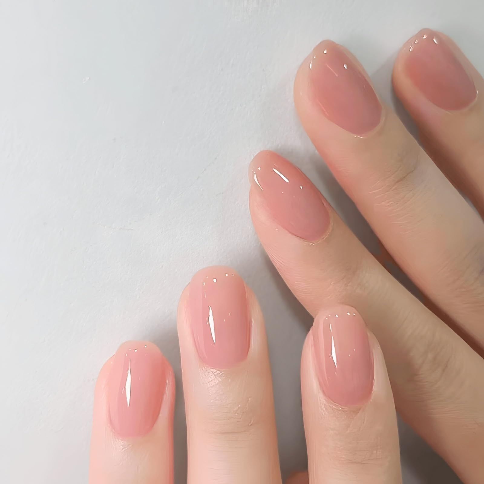 特価】ネイルチップ ショート 24枚 ピンク ネイル 付け爪