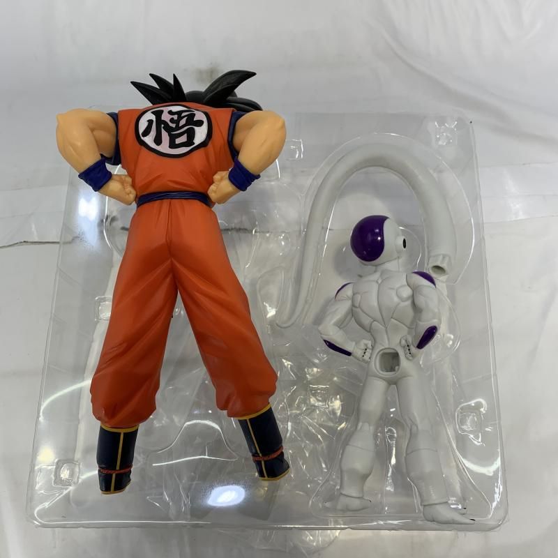中古】開封)BANDAI 一番くじ A賞 孫悟空＆フリーザ フィギュア