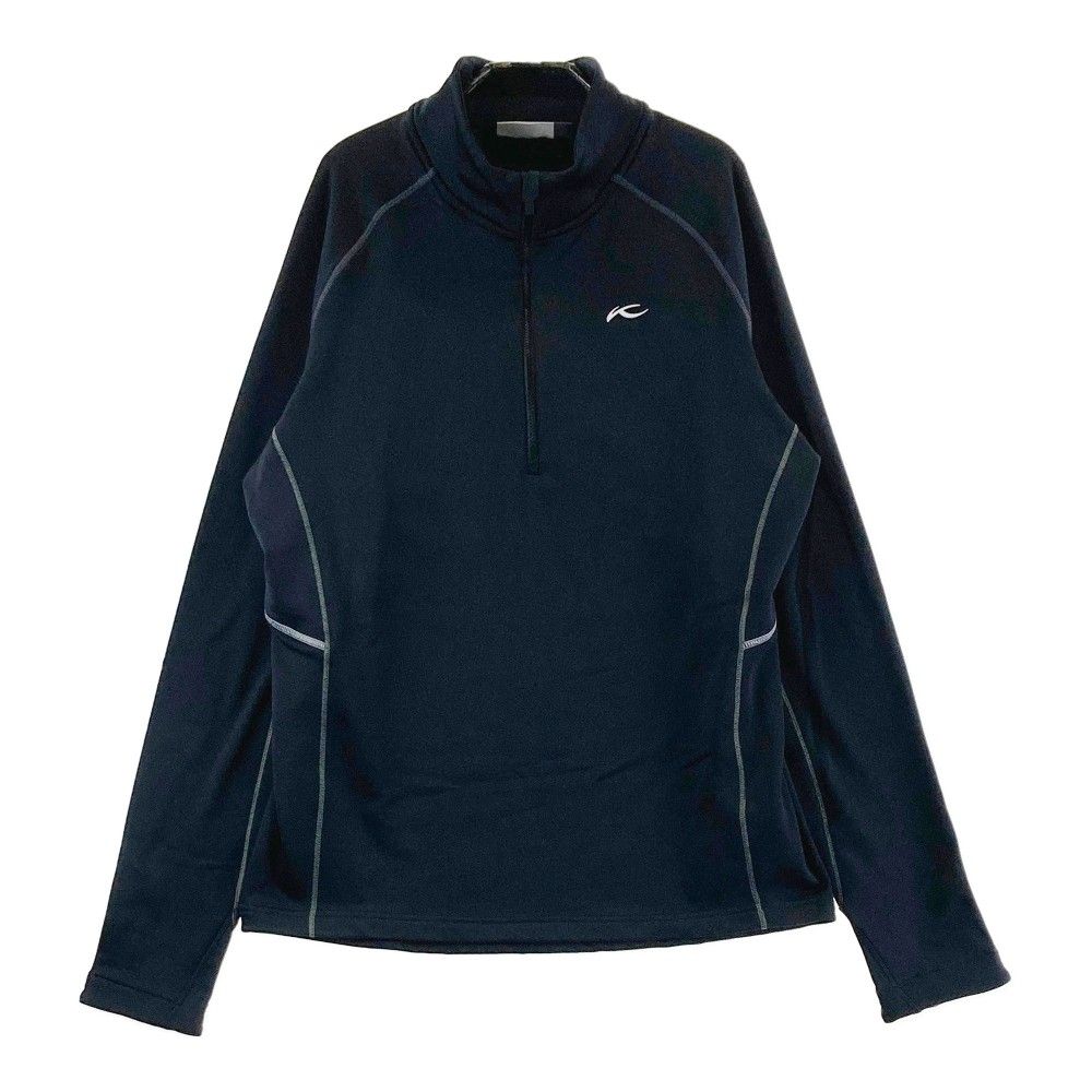 サイズ：XS KJUS チュース  ハーフジップ　長袖Tシャツ  ブラック系 [240101358053]# ゴルフウェア メンズ ストスト