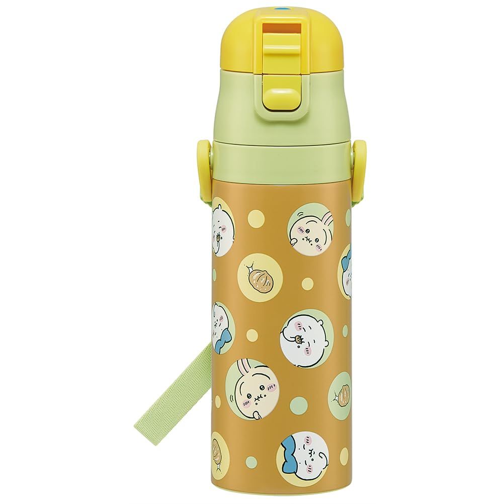 【特価セール】子供用 ステンレス 水筒 直飲み 470ml ちいかわ 子供に優しい軽量タイプ 保冷専用 スケーター(Skater) waterbottle スポーツボトル かわいい キッズ 子供 こども 水瓶 SDC4-A