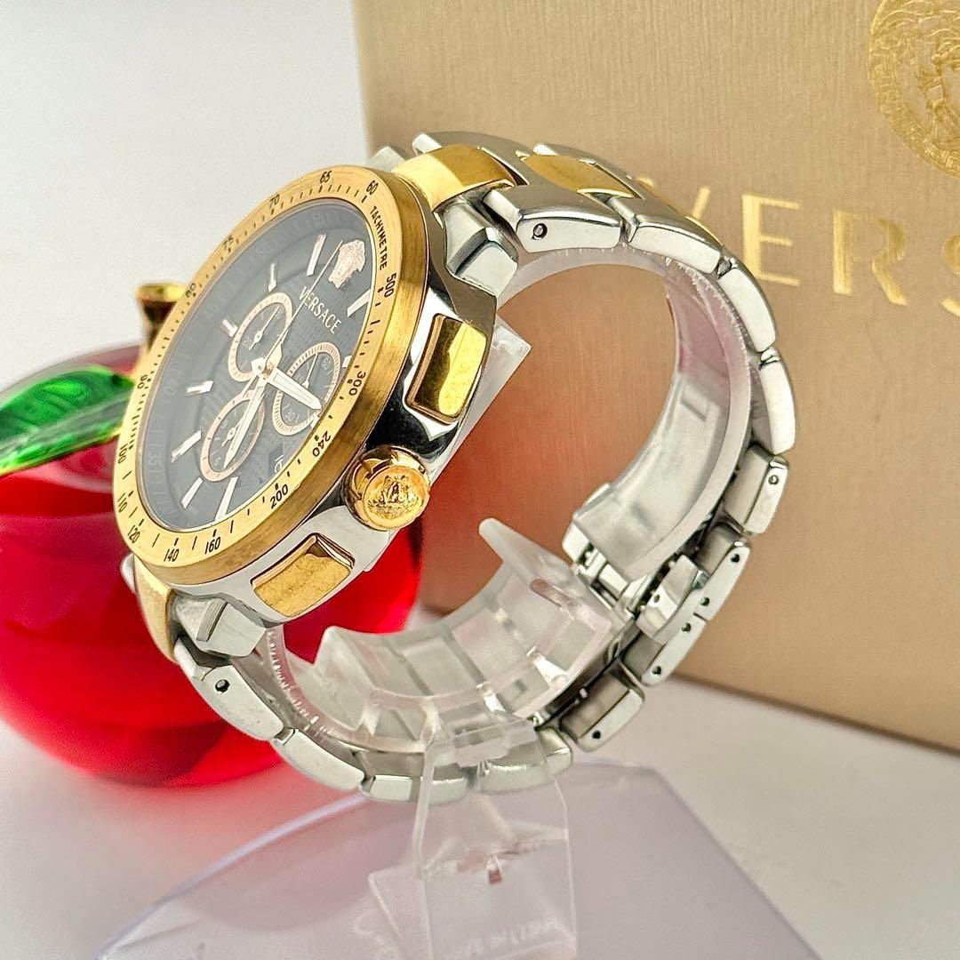 【新品電池】734ヴェルサーチ メデューサ ミスティックスポーツ クロノグラフ ヴェルサーチ メデューサ ミスティックスポーツ クロノグラフ 新品電池