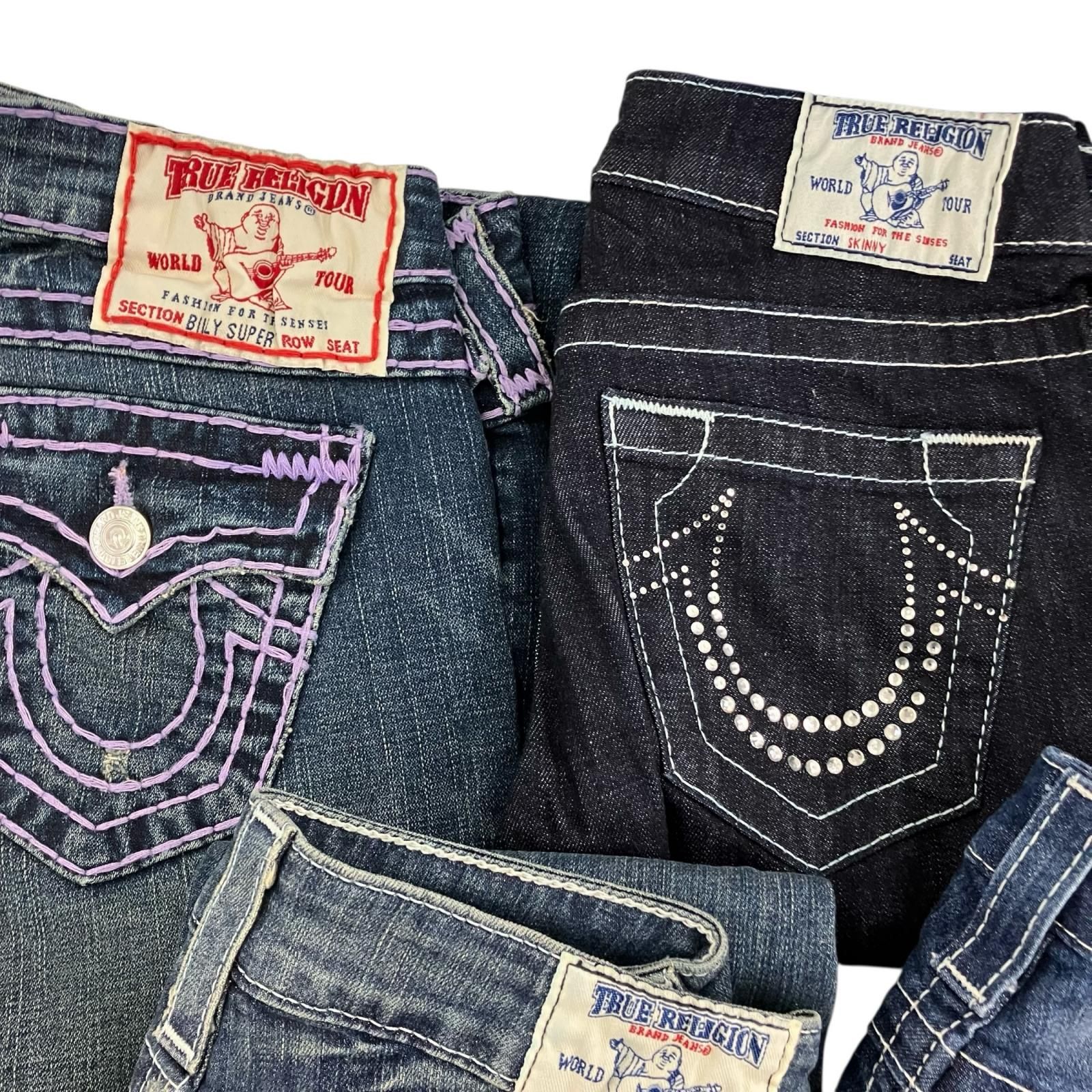 186000 現状品 TRUE RELIGION トゥルーレリジョン ジーンズ ストレート