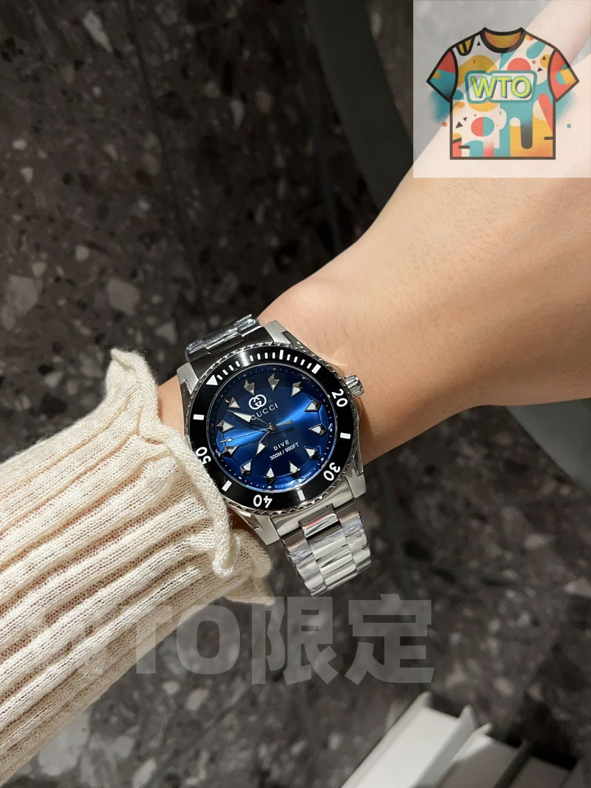 今日WTO】GUCCI グッチ ダイブシリーズ 金属感が強く、スポーツ
