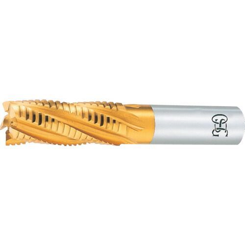 ＯＳＧ ハイスラフィングエンドミル タフニックゴールド ミディアム ５刃 刃径２５ｍｍ 刃長６７ｍｍ 全長１４３ｍｍ ８８６７５