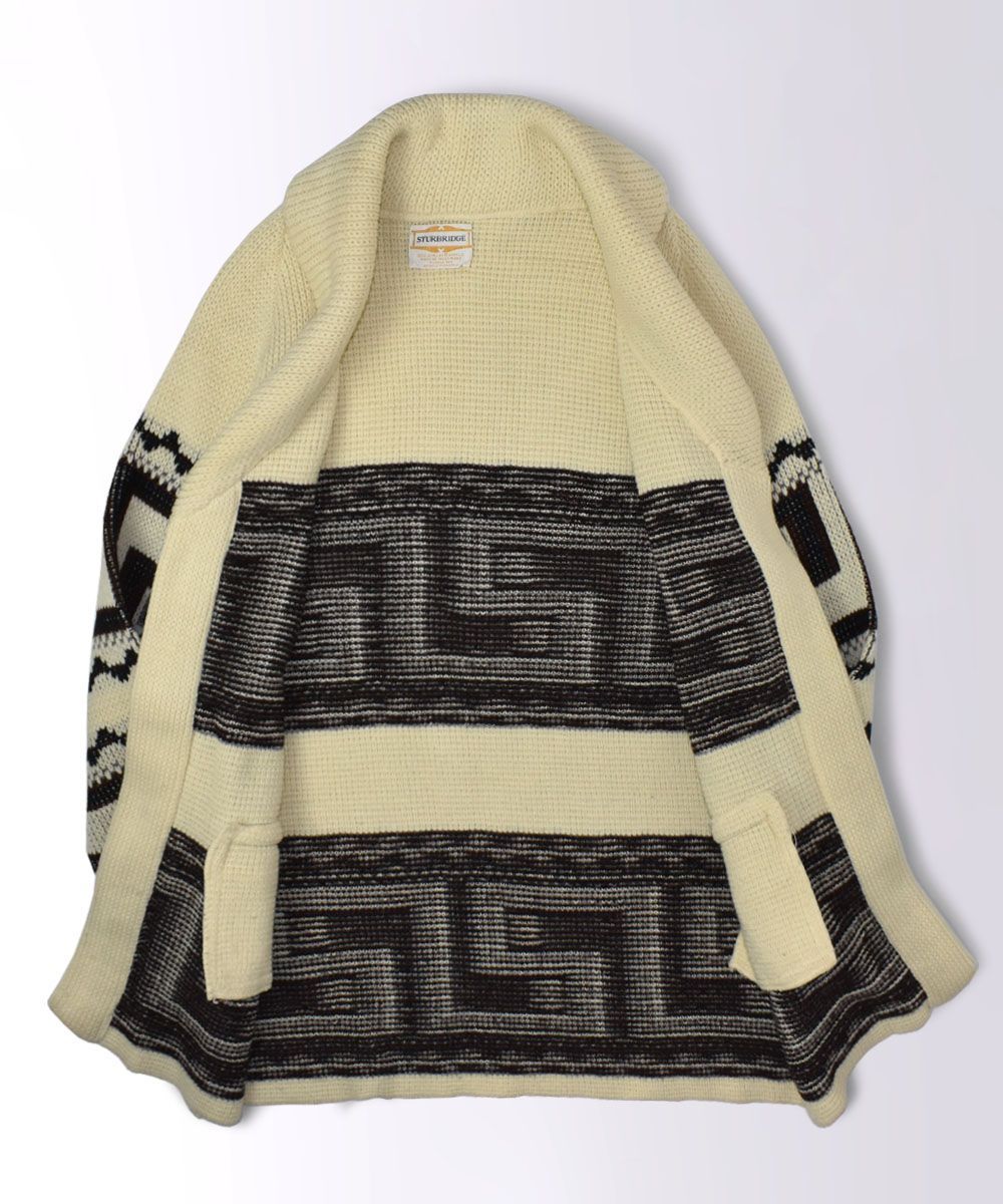 70s STURBRIDGE ショールカラー ビンテージ ニット カーディガン 70's STURBRIDGE ショールカラー ビンテージ ニット