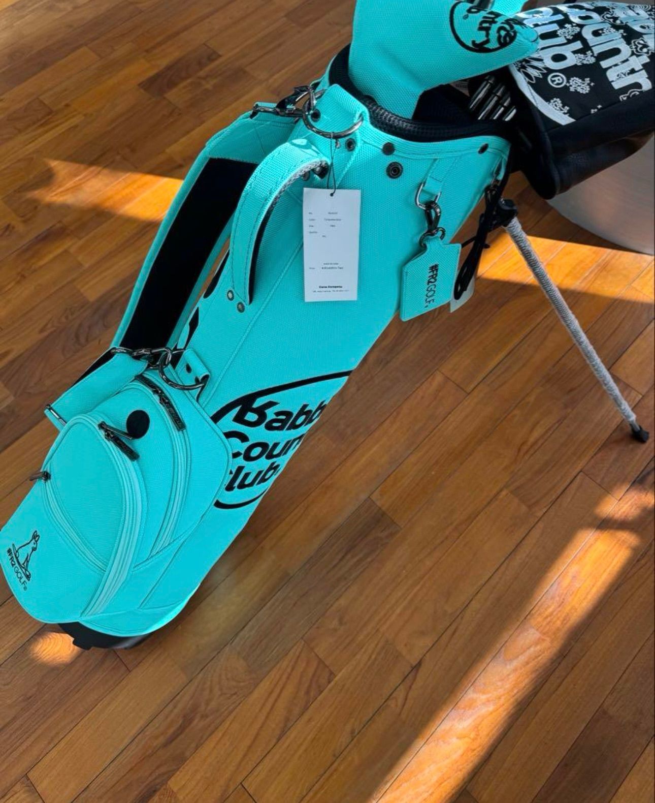 新品 FR2 GOLF 沖縄限定 7.5インチ キャディバッグ ターコイズブルー 新品 FR2 GOLF 沖縄限定 7.5インチ キャディバッグ ターコイズ