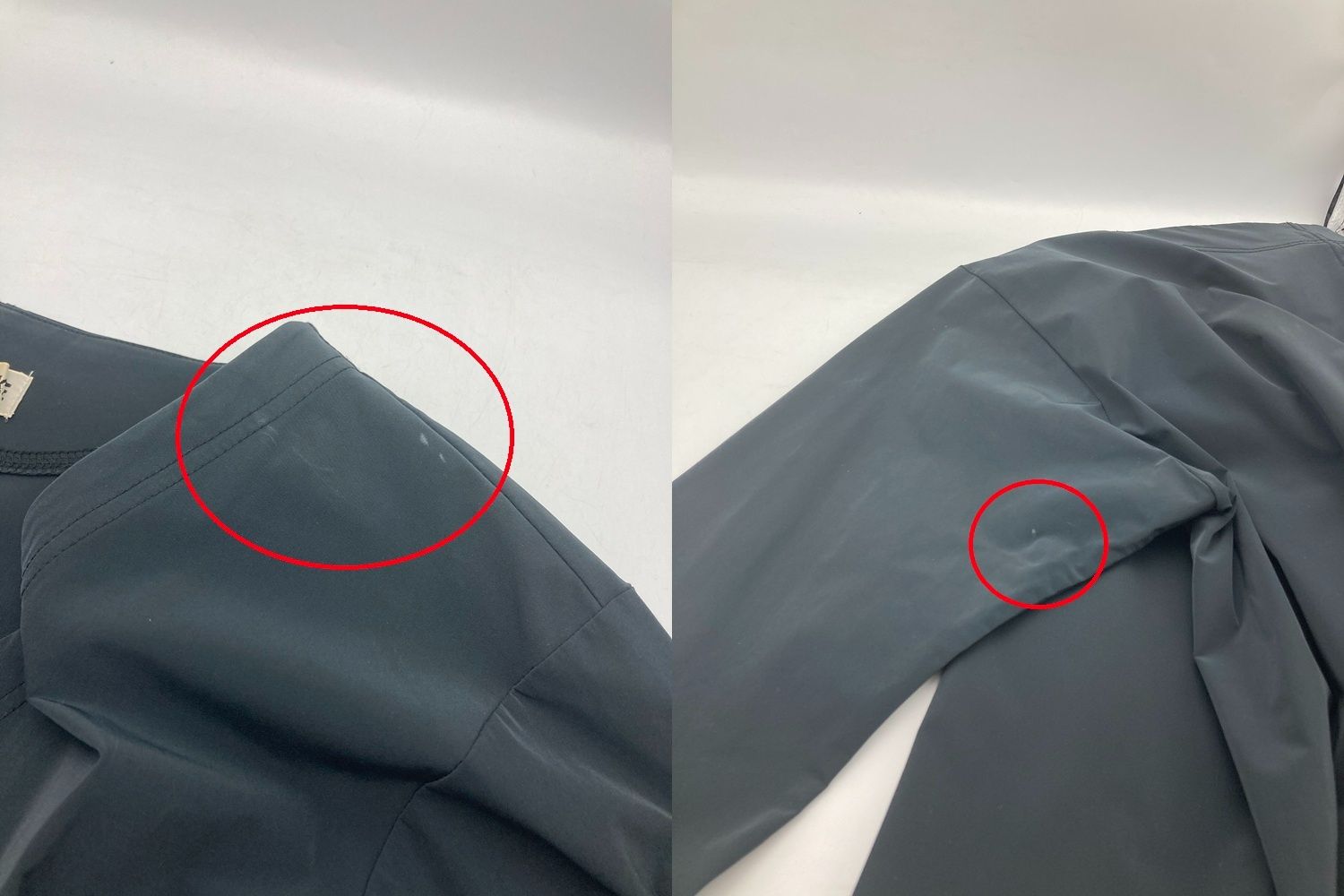 ISSEY MIYAKE イッセイミヤケ ナイロン Vネック ワンピース 長袖  