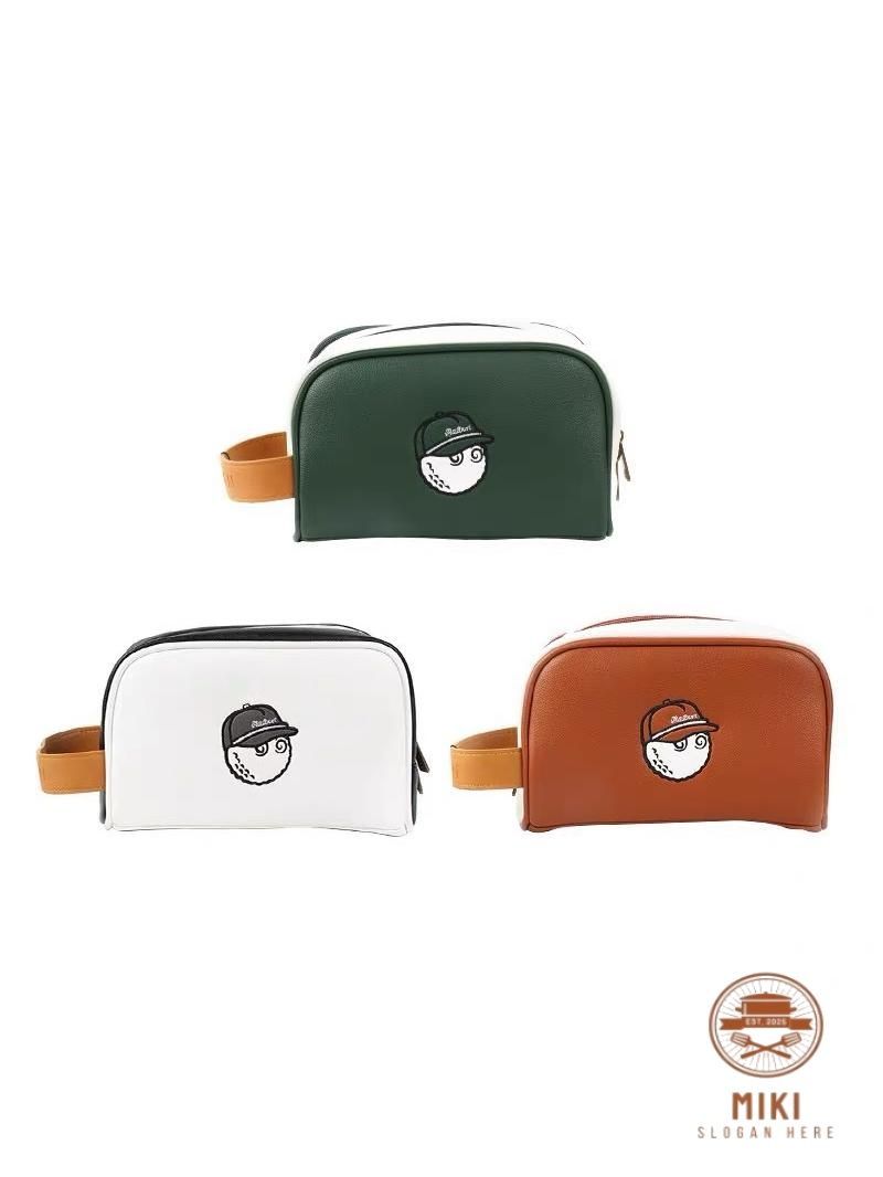 Malbonゴルフ小型ボールケース 男女兼用 腰袋