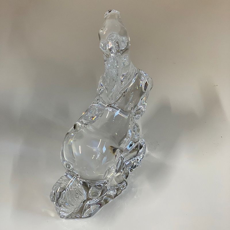 バカラ Baccarat 馬 高さ12cm クリスタル ガラス 干支 ウマ クリスタル 