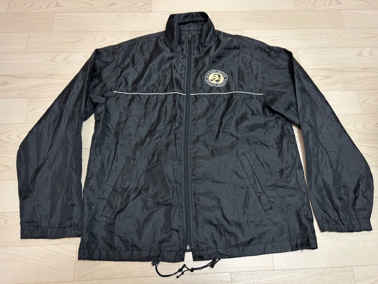 非売品❗️サントリー BOSS ボスジャン シャカシャカ ナイロン スタジャン 非売品 BOSS ジャンパー ボスジャン スタジャン リバーシブル