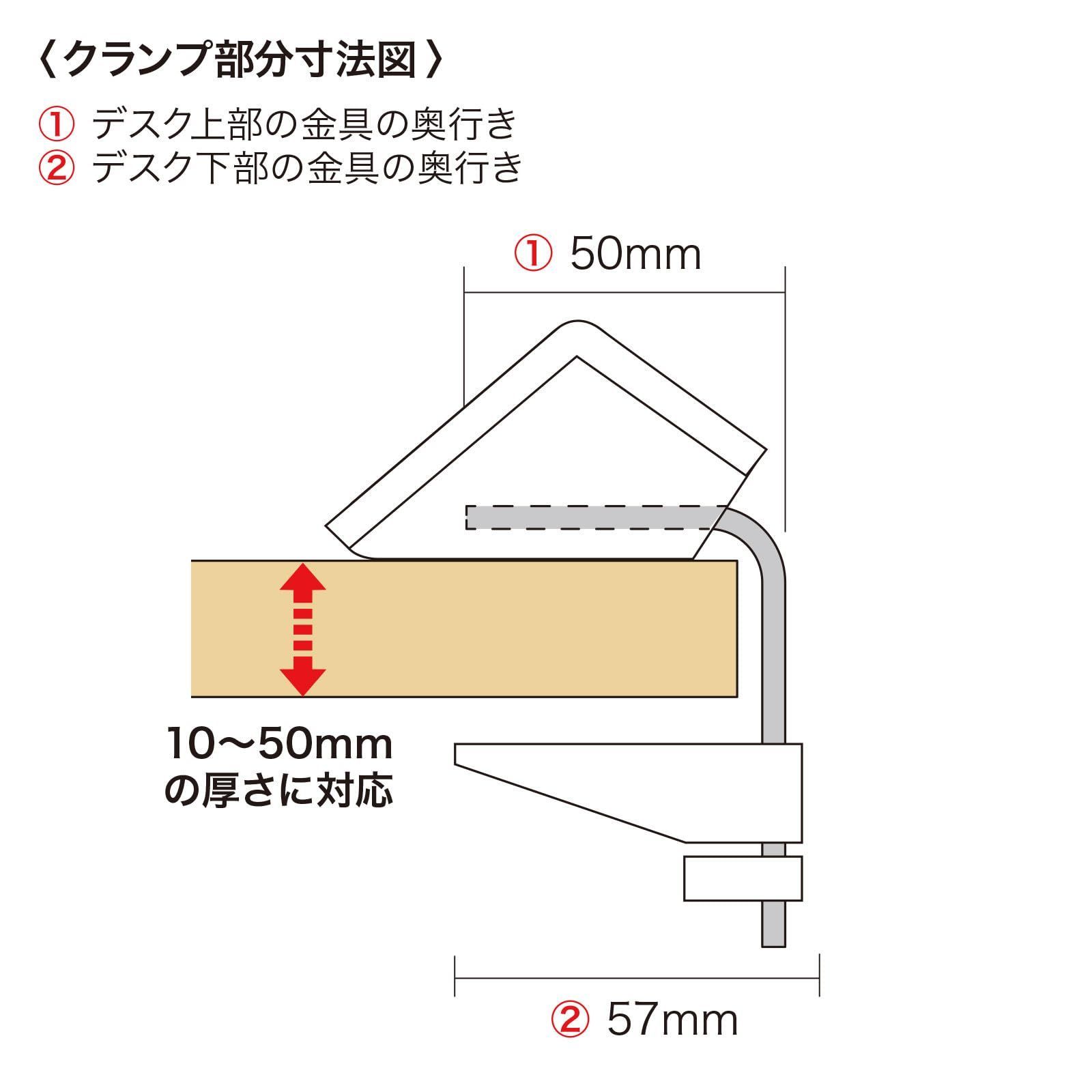 人気商品】サンワサプライ クランプ固定式タップ（2P・4個口・ホワイト