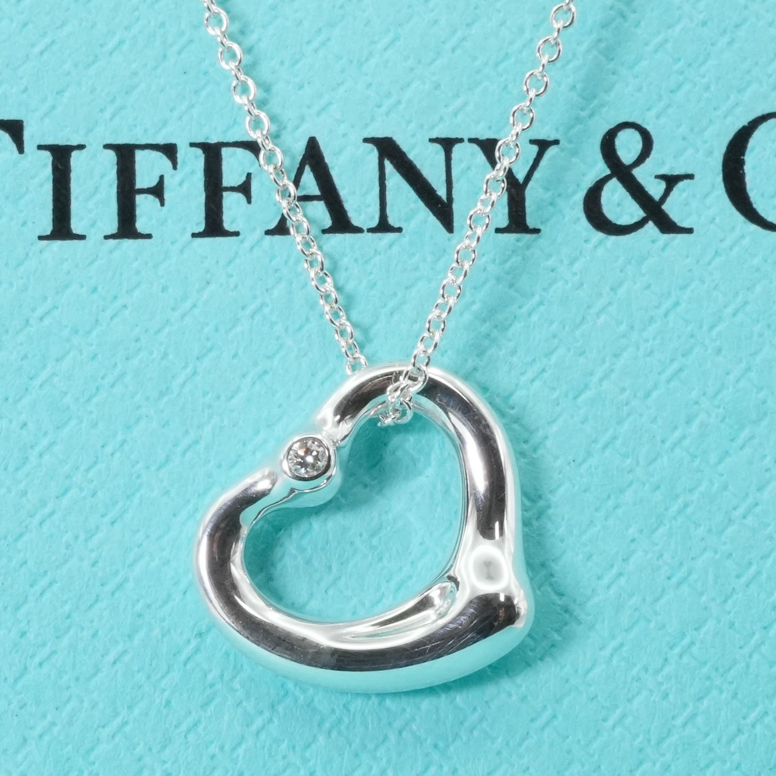 Tiffany & Co. - ティファニー オープンハート ネックレスの通販
